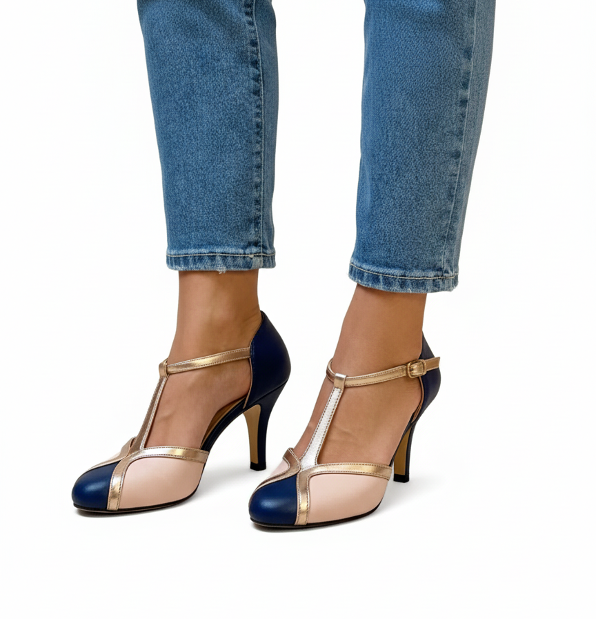 Gianna™ | Chic Leather Heels for All-Day Elegance
