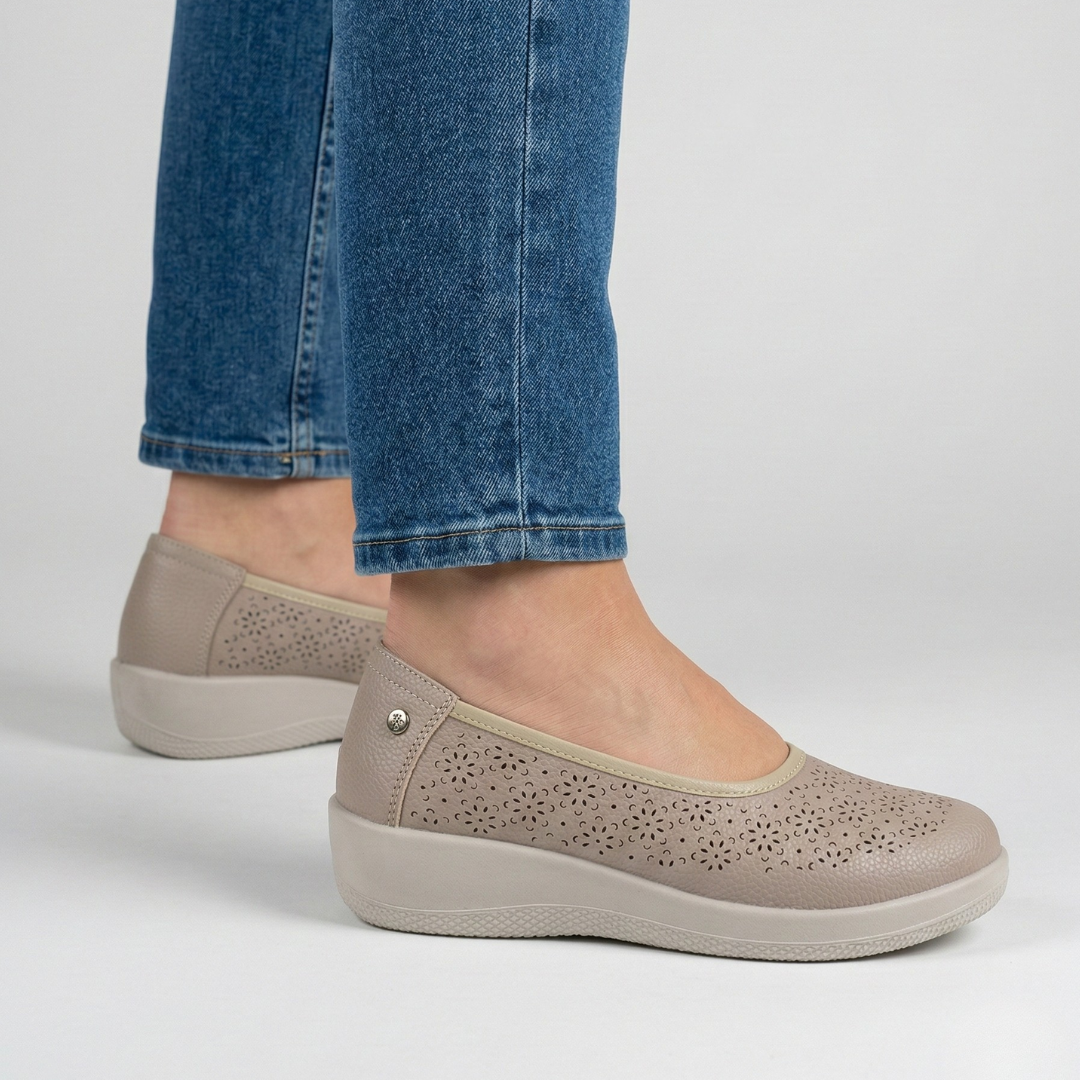Ivonne™ | Luxurious Leather Ballerina for Effortless Elegance