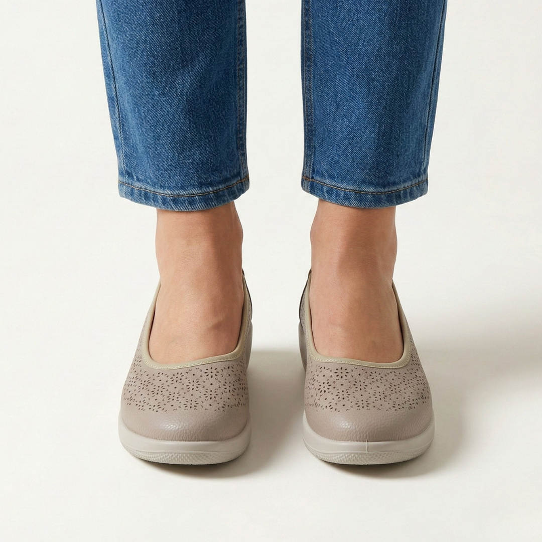 Ivonne™ | Luxurious Leather Ballerina for Effortless Elegance