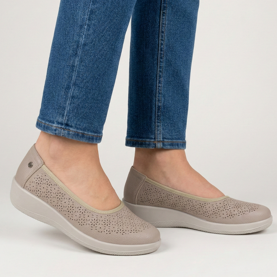Ivonne™ | Luxurious Leather Ballerina for Effortless Elegance