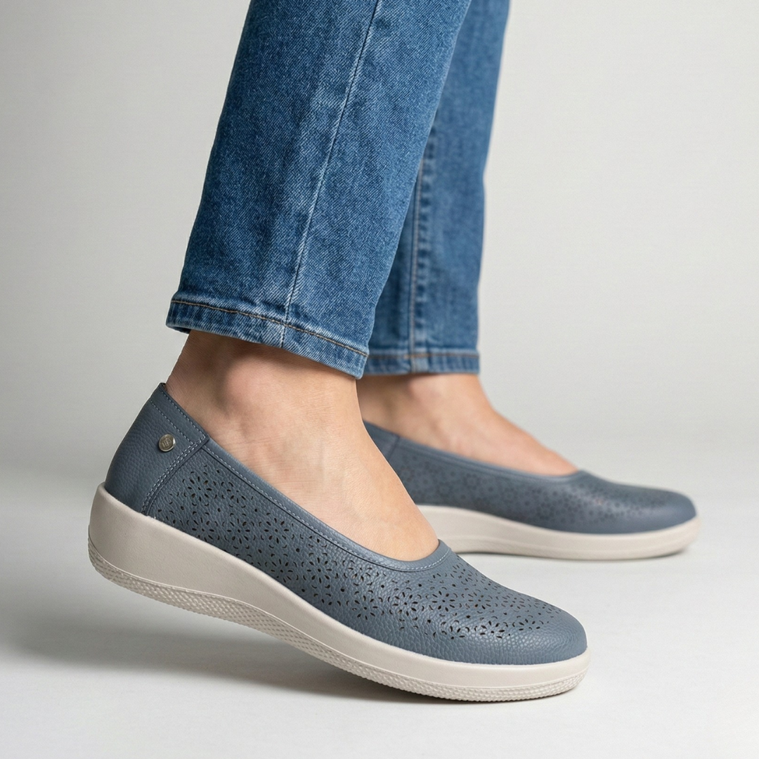 Ivonne™ | Luxurious Leather Ballerina for Effortless Elegance