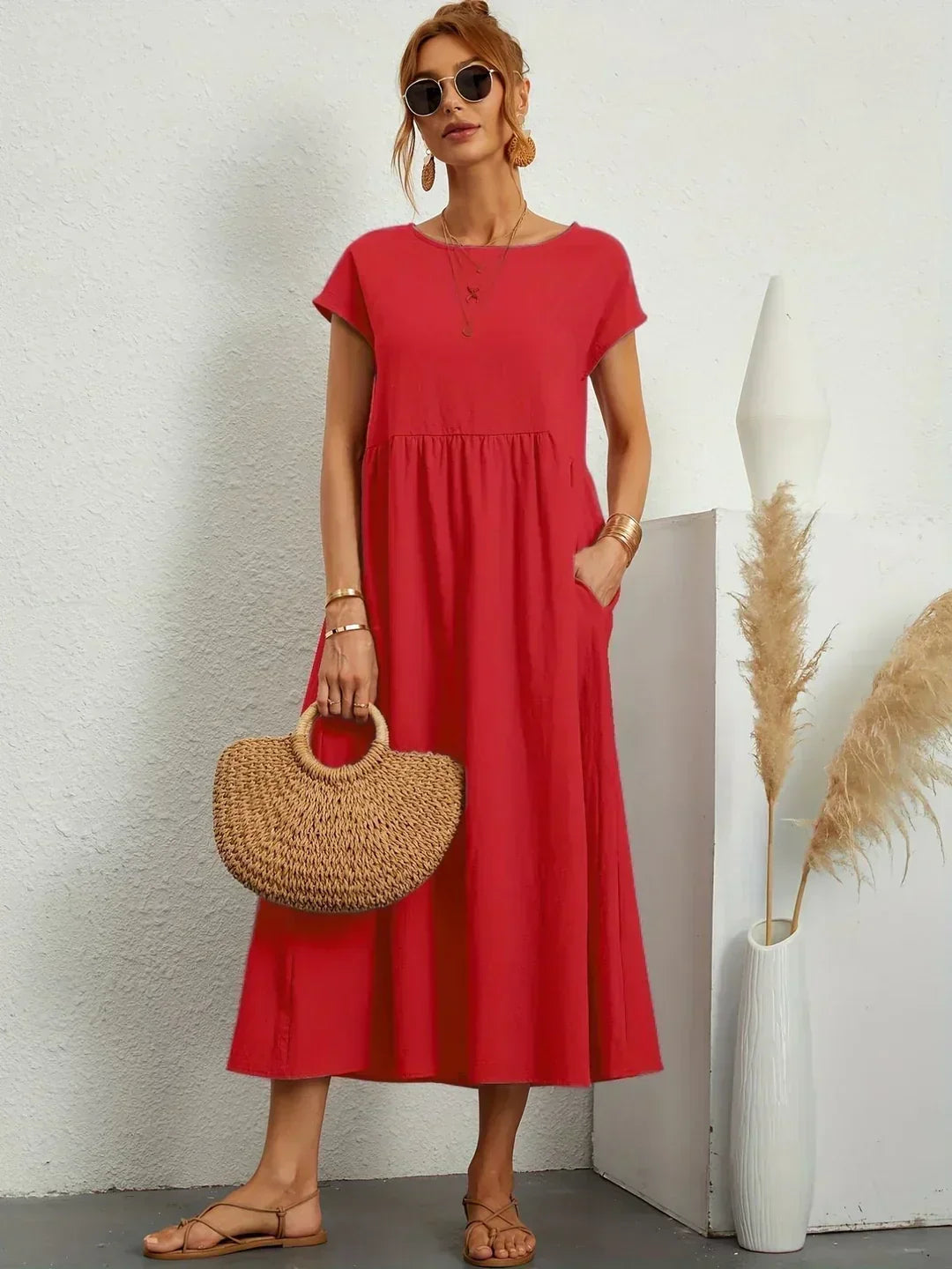 Isabella™ | Timeless Midi Dress for Effortless Elegance