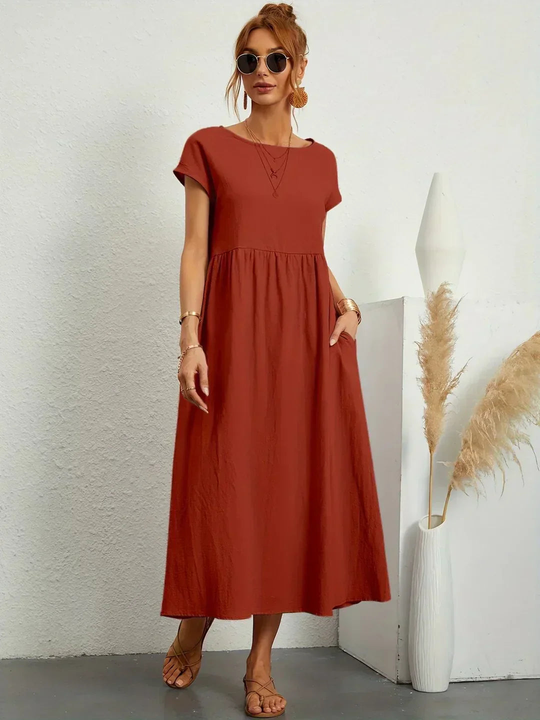 Isabella™ | Timeless Midi Dress for Effortless Elegance