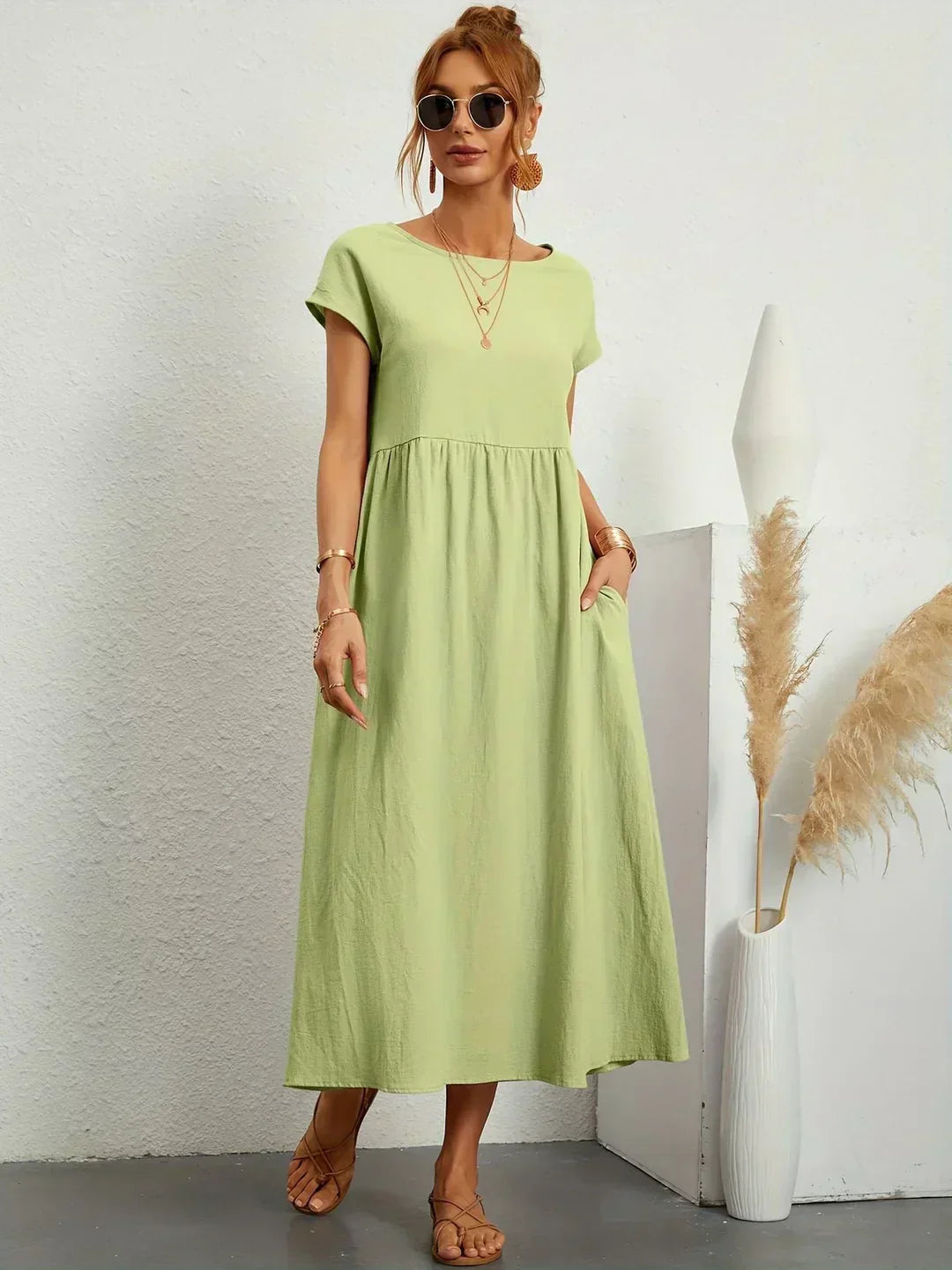 Isabella™ | Timeless Midi Dress for Effortless Elegance