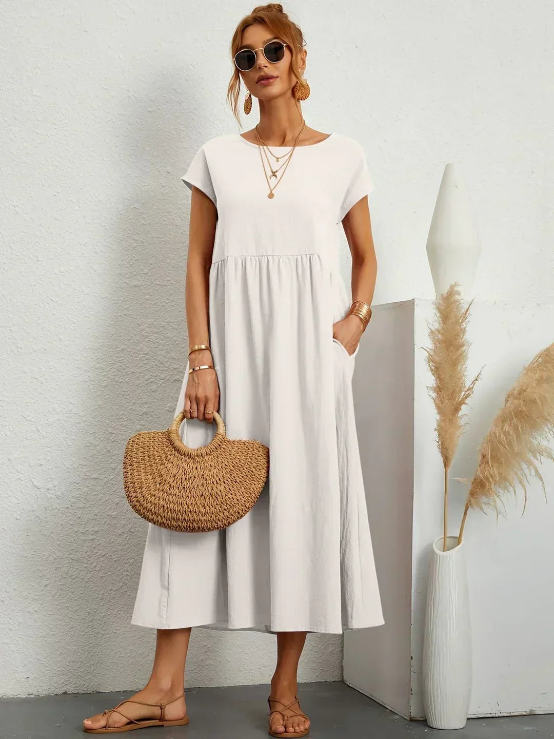 Isabella™ | Timeless Midi Dress for Effortless Elegance
