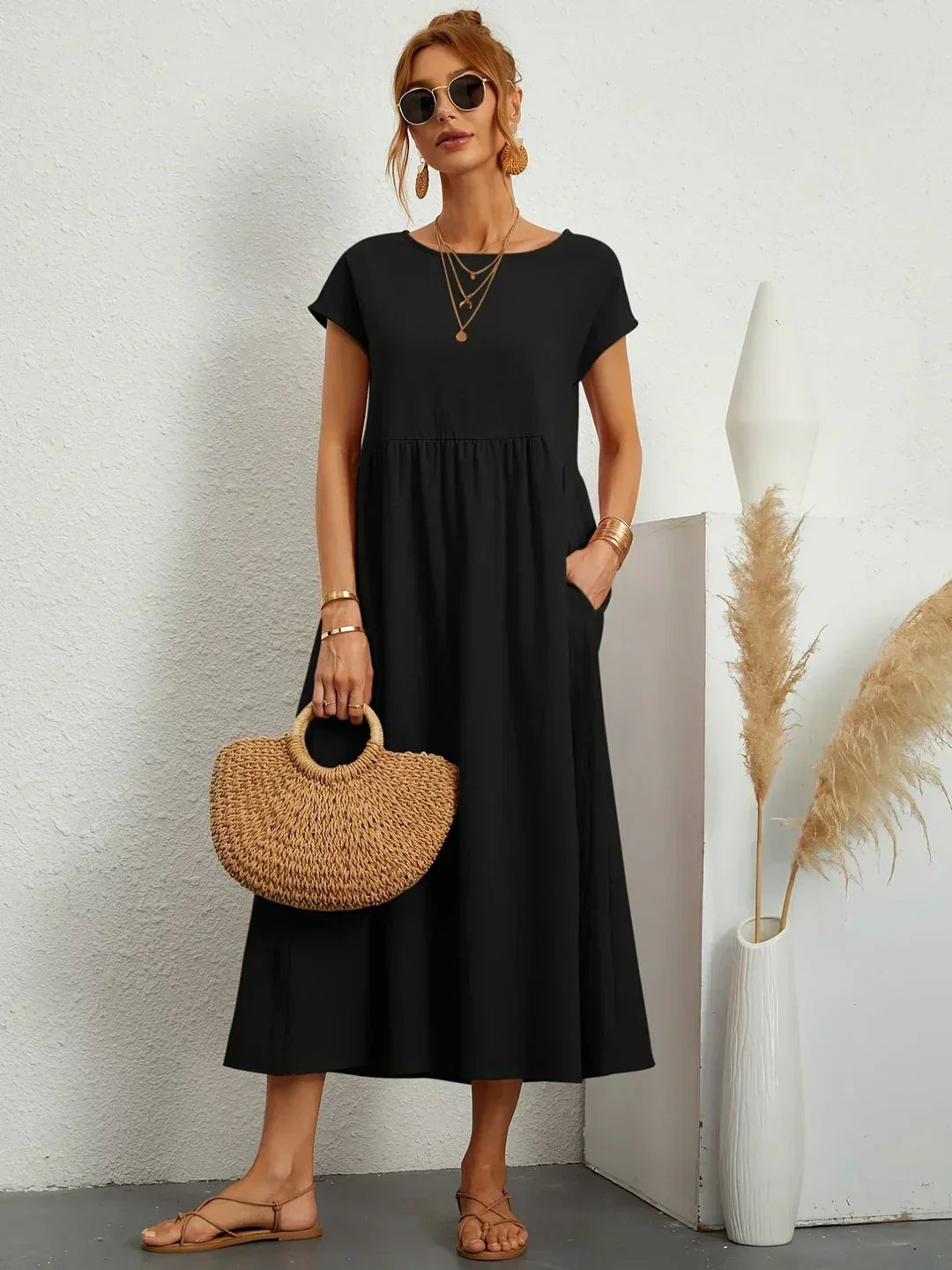 Isabella™ | Timeless Midi Dress for Effortless Elegance