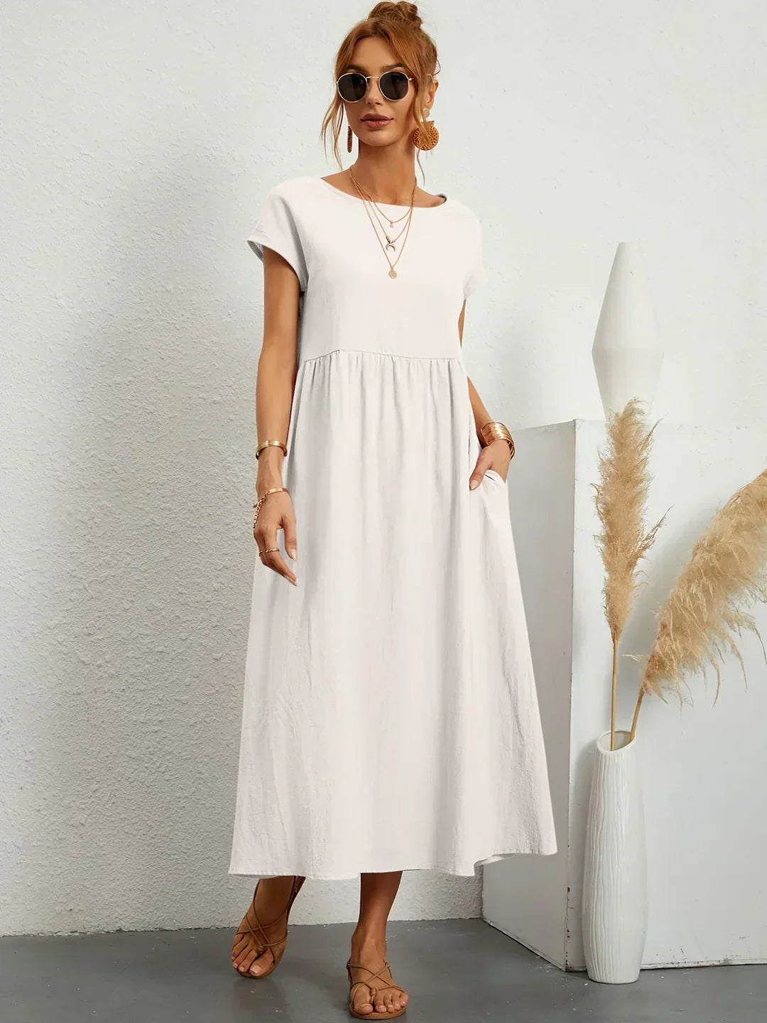 Isabella™ | Timeless Midi Dress for Effortless Elegance