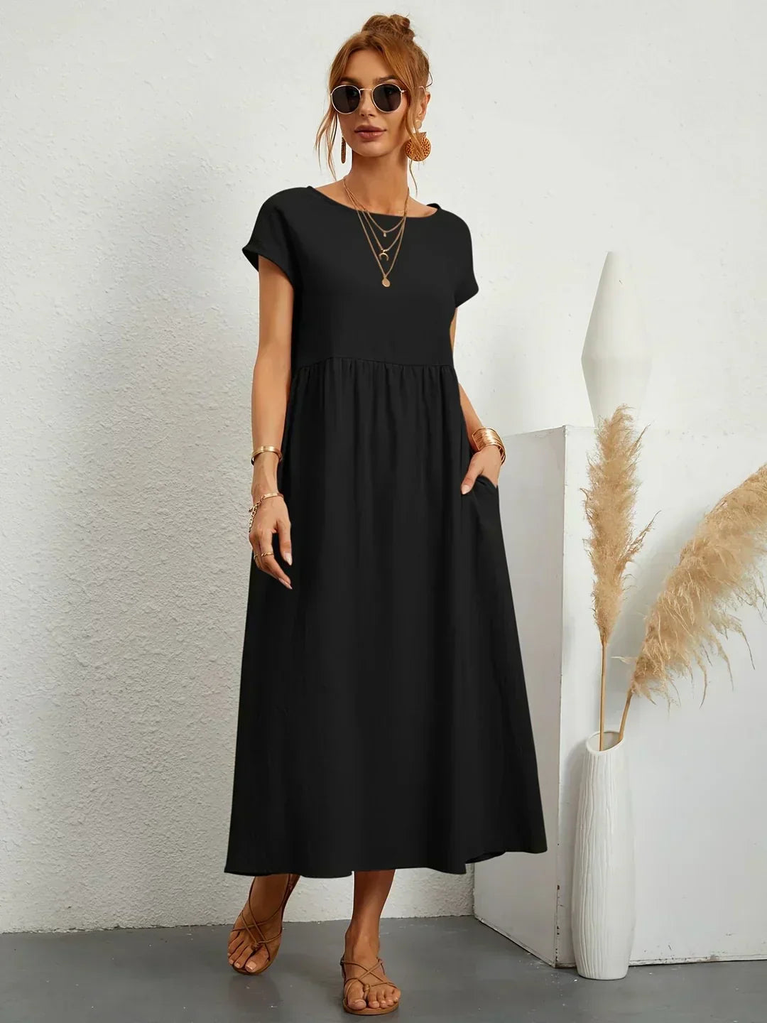 Isabella™ | Timeless Midi Dress for Effortless Elegance