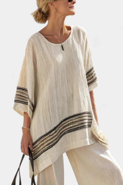 Mariella™ | Chic Linen Ensemble for Effortless Elegance