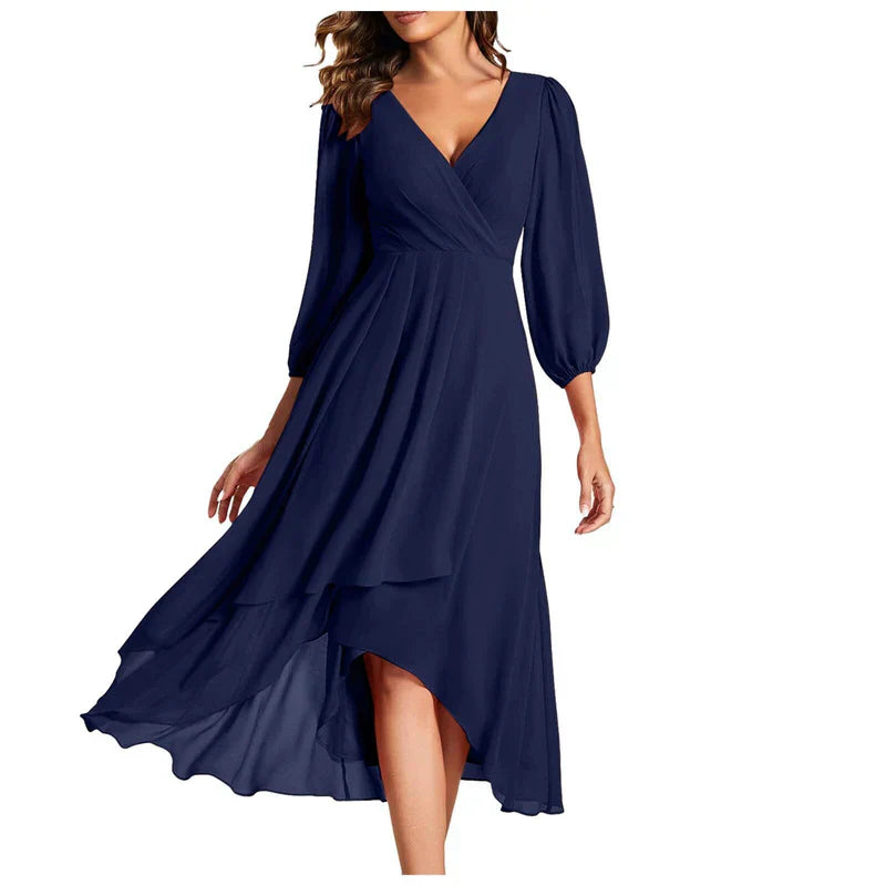 Violet™ | Asymmetric Hem Dress for Effortless Elegance