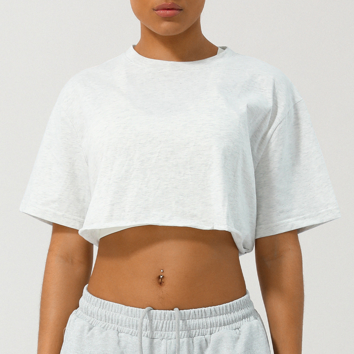 CASSIA | Relaxed Fit Crop Tee