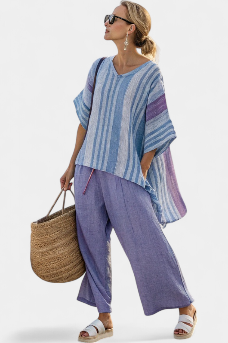 Lila™ | Elegant Linen Top for Sophistication