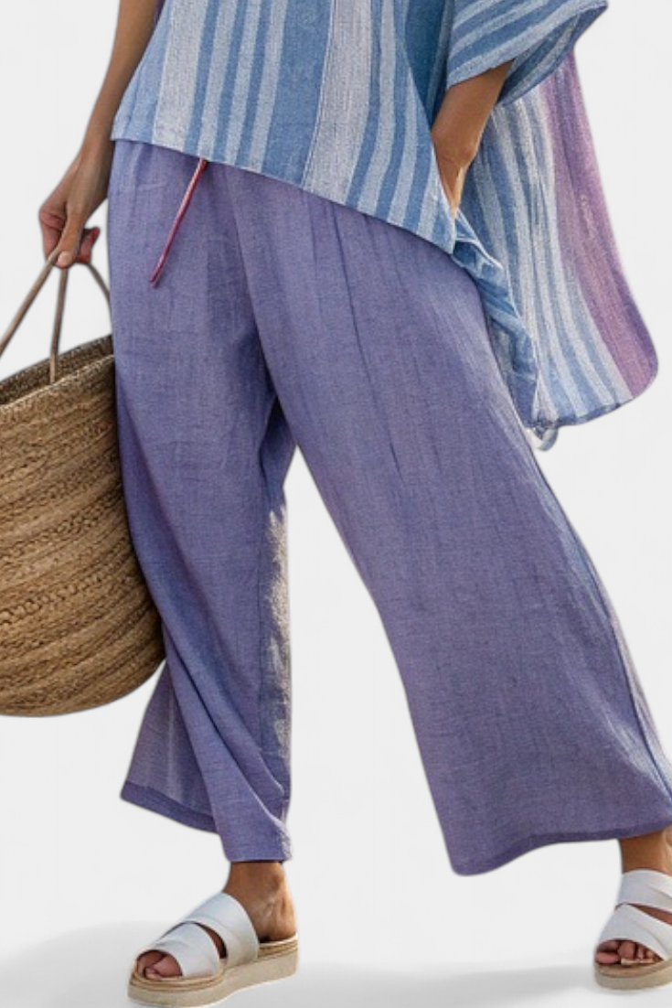 Lila™ | Elegant Linen Top for Sophistication