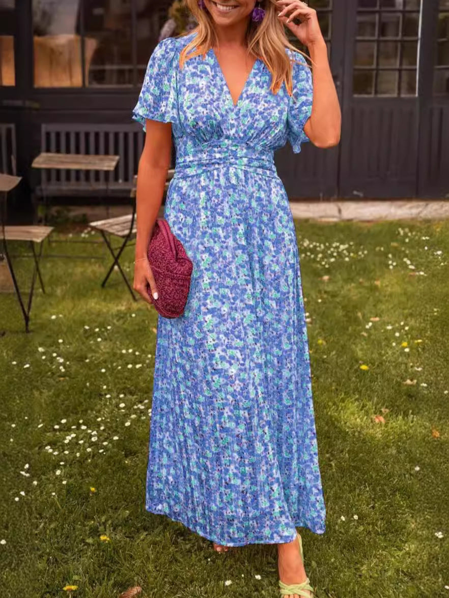 Elina™ | Graceful Floral Maxi Dress