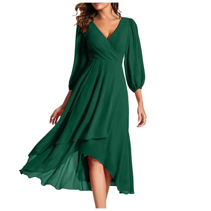 Violet™ | Asymmetric Hem Dress for Effortless Elegance