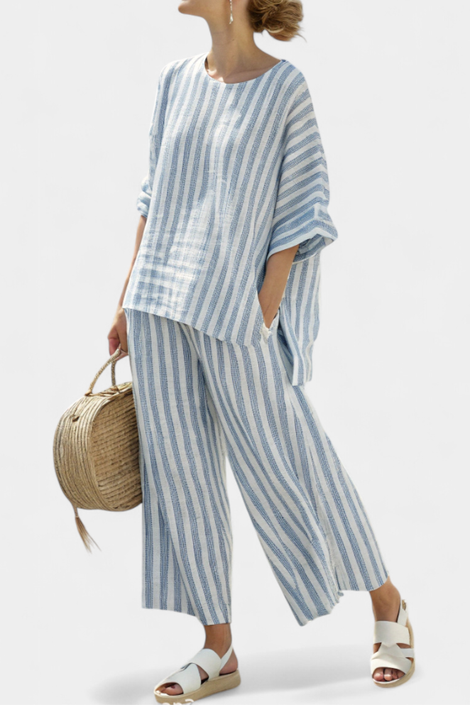 Isabella™ | Chic Linen Ensemble for Effortless Style