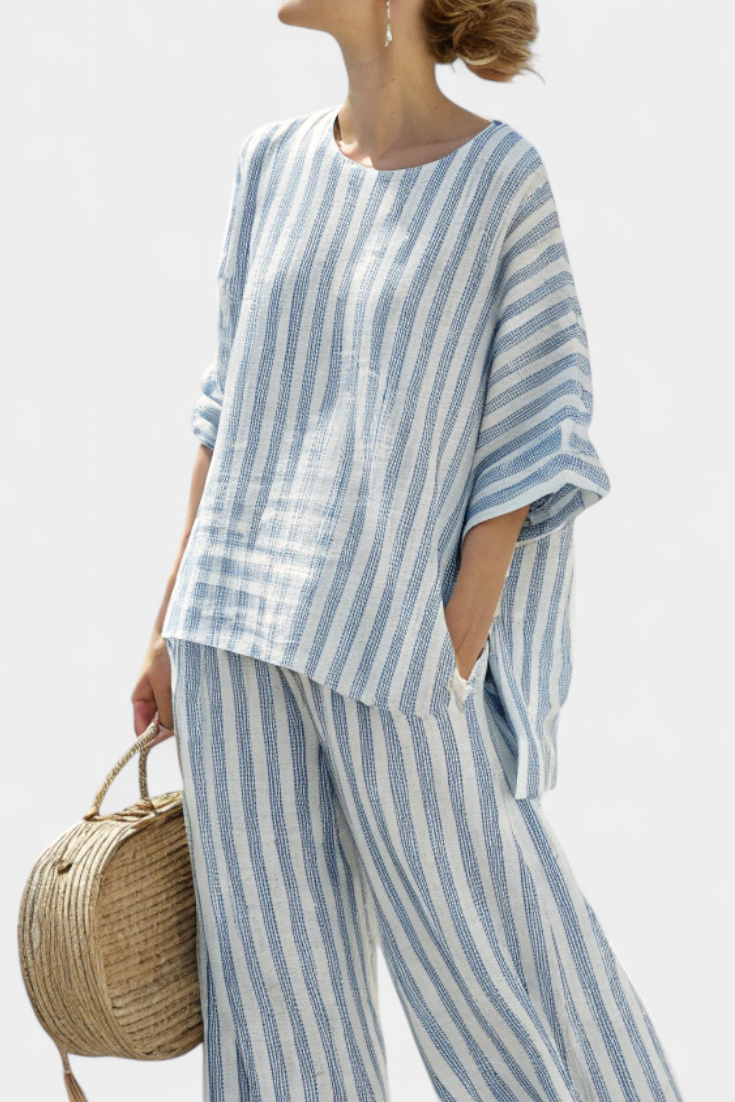Isabella™ | Chic Linen Ensemble for Effortless Style