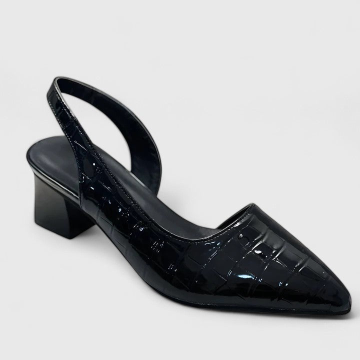 Isabella™ | Chic Leather Heels for Elegance