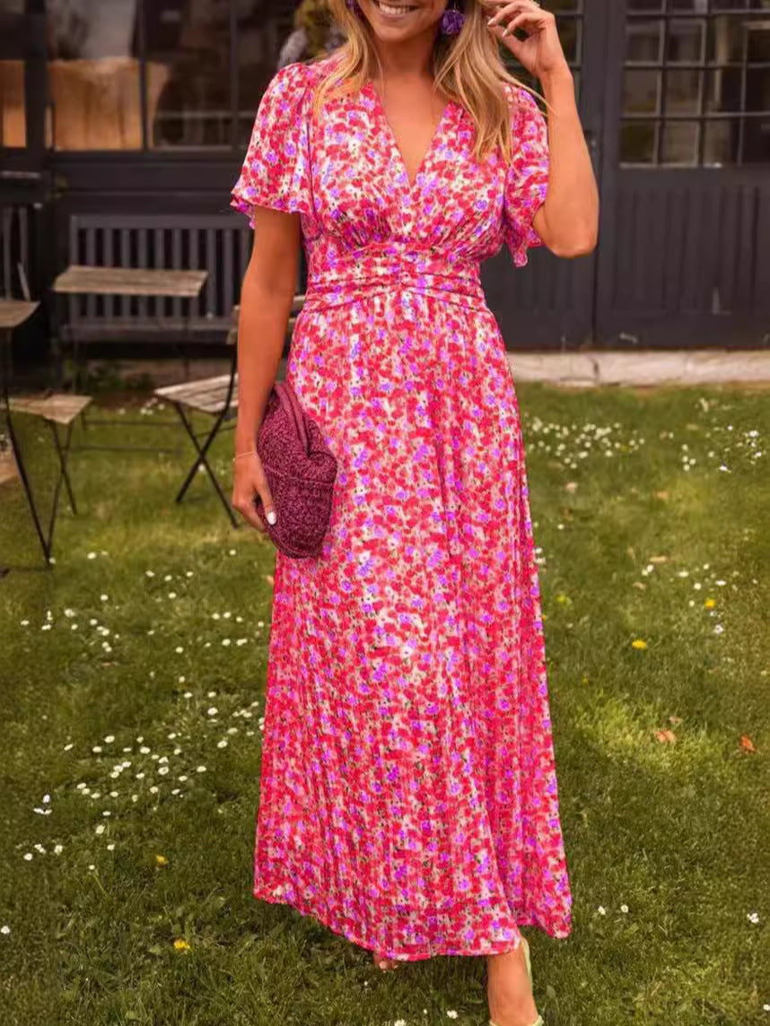 Elina™ | Graceful Floral Maxi Dress