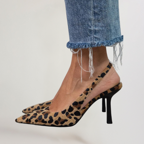 Isabella™ | Chic Leather Heels for All-Day Elegance