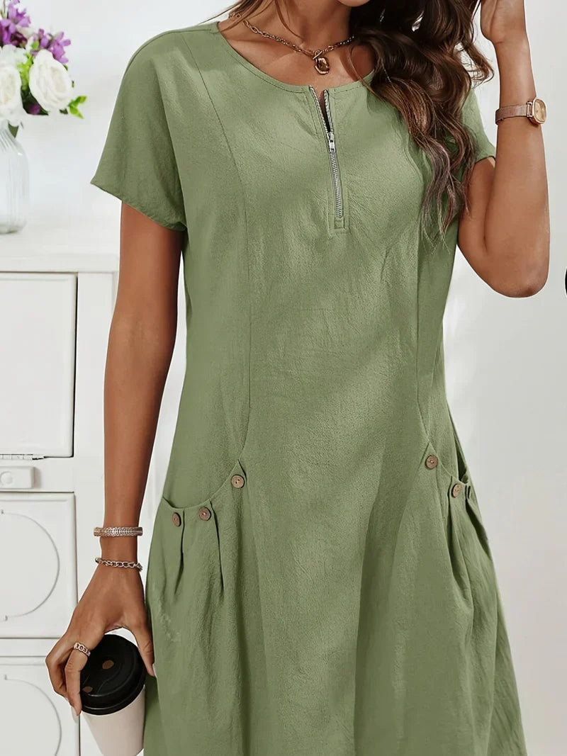 Lila™ | Chic Summer Dress with Pockets