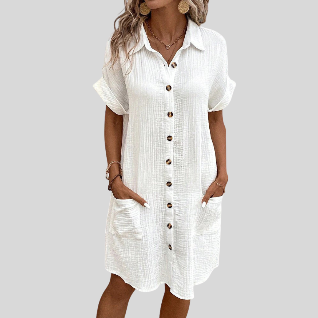Caroline™ | Luxurious Cotton Dress