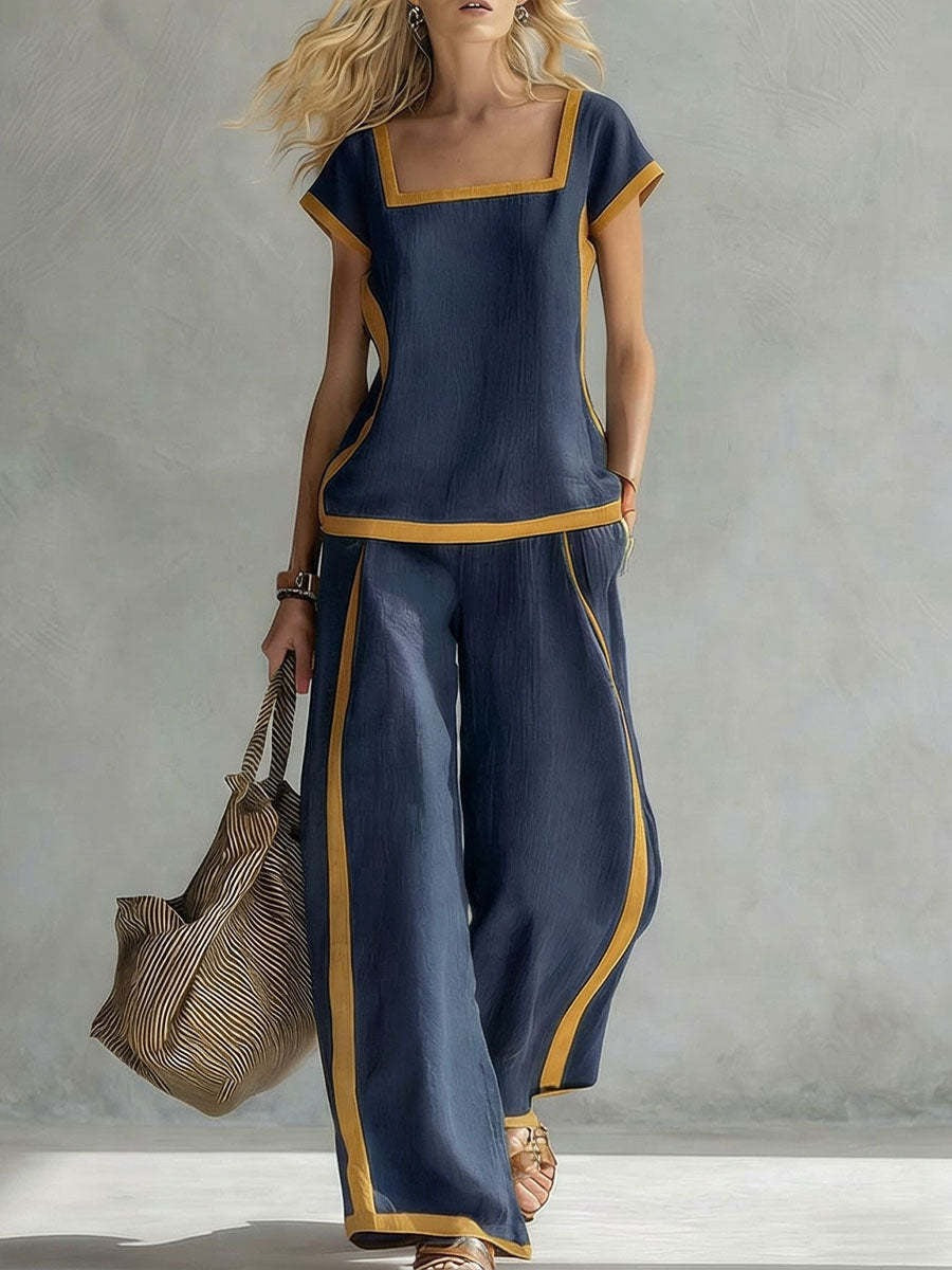 Serena™ | Luxurious Linen Ensemble for Effortless Elegance