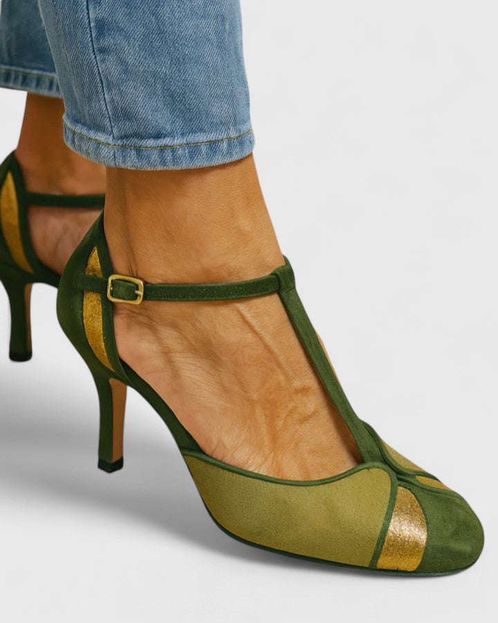 Olivia™ | Stylish Leather Heels for All-Day Elegance