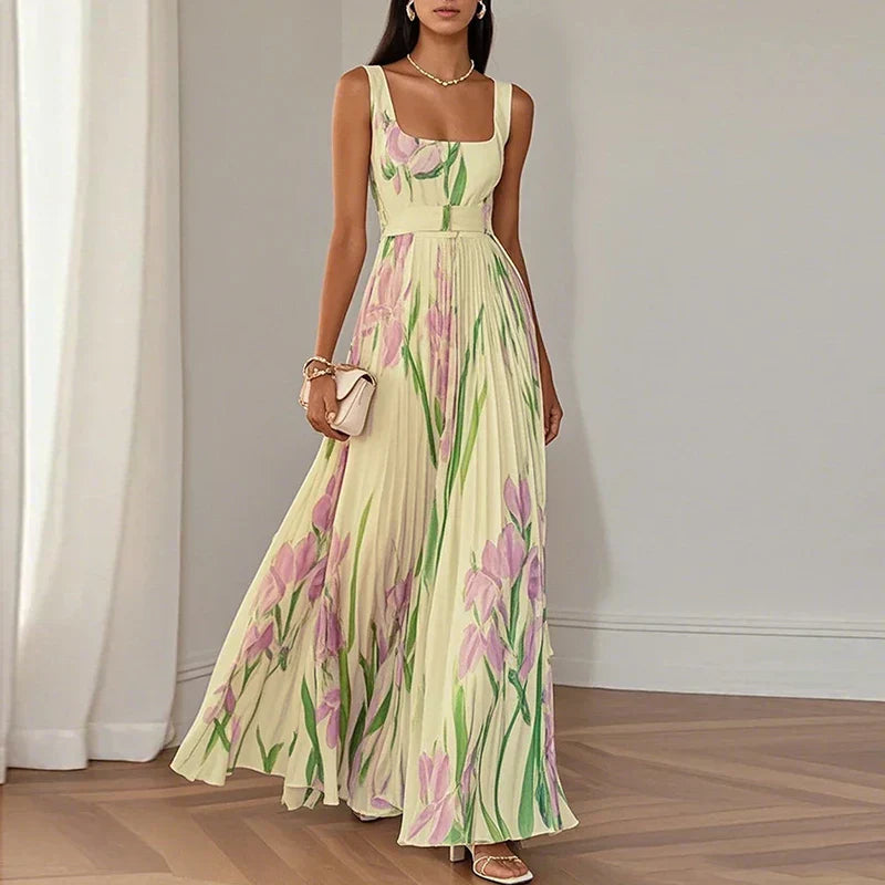 Lyra™ | Graceful Floral Maxi Dress for Effortless Elegance