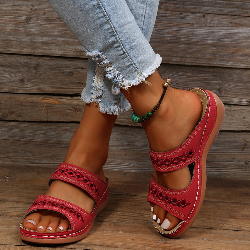 Mia™ | Cushioned Orthopaedic Sandals for All-Day Elegance