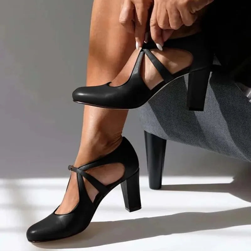 Elżbieta™ | Chic Orthopaedic Heels for Comfort