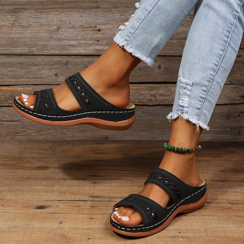 Mia™ | Cushioned Orthopaedic Sandals for All-Day Elegance