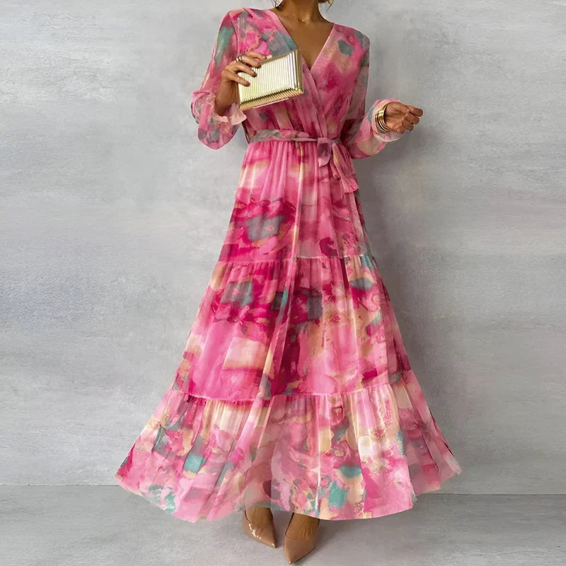 Lucia™ | Flowing Floral Summer Dress for Effortless Elegance