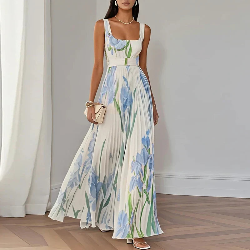 Lyra™ | Graceful Floral Maxi Dress for Effortless Elegance