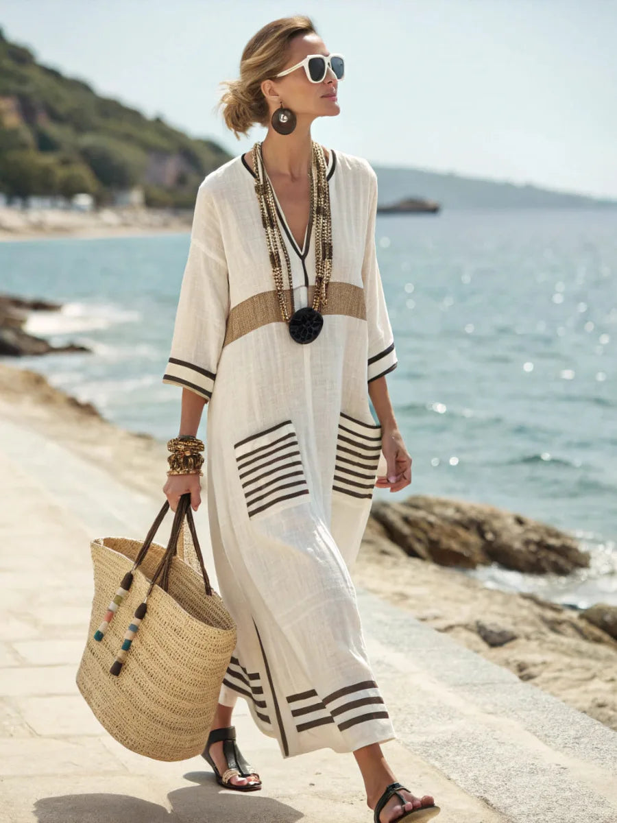Lila™ | Breezy Linen Maxi Dress for Effortless Style