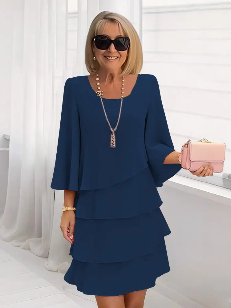 Élise™ | Flowing Ruffle Dress for Grace