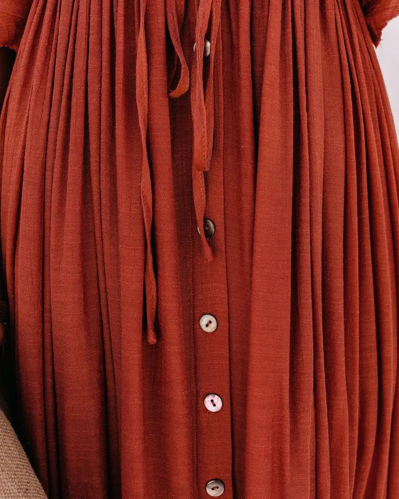 Lila™ | Graceful Cotton Dress for Sunny Escapes