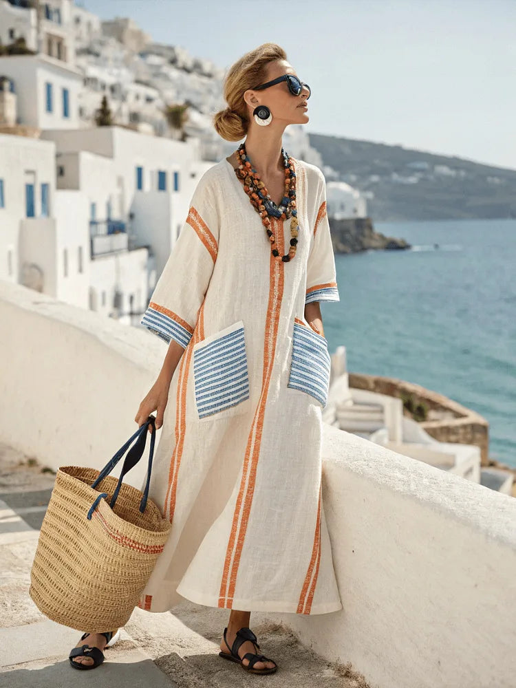 Lila™ | Breezy Linen Maxi Dress for Effortless Style