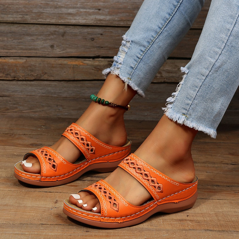 Mia™ | Cushioned Orthopaedic Sandals for All-Day Elegance