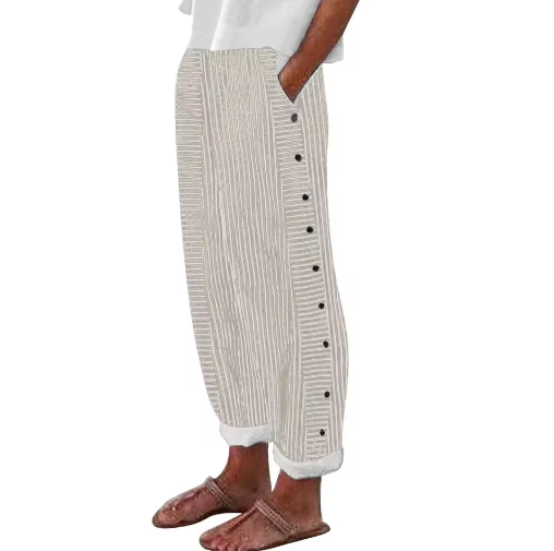 Mia™ | Chic Striped Casual Trousers for Effortless Style