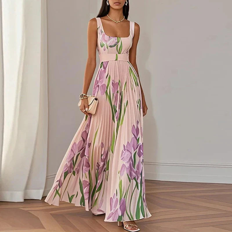 Lyra™ | Graceful Floral Maxi Dress for Effortless Elegance