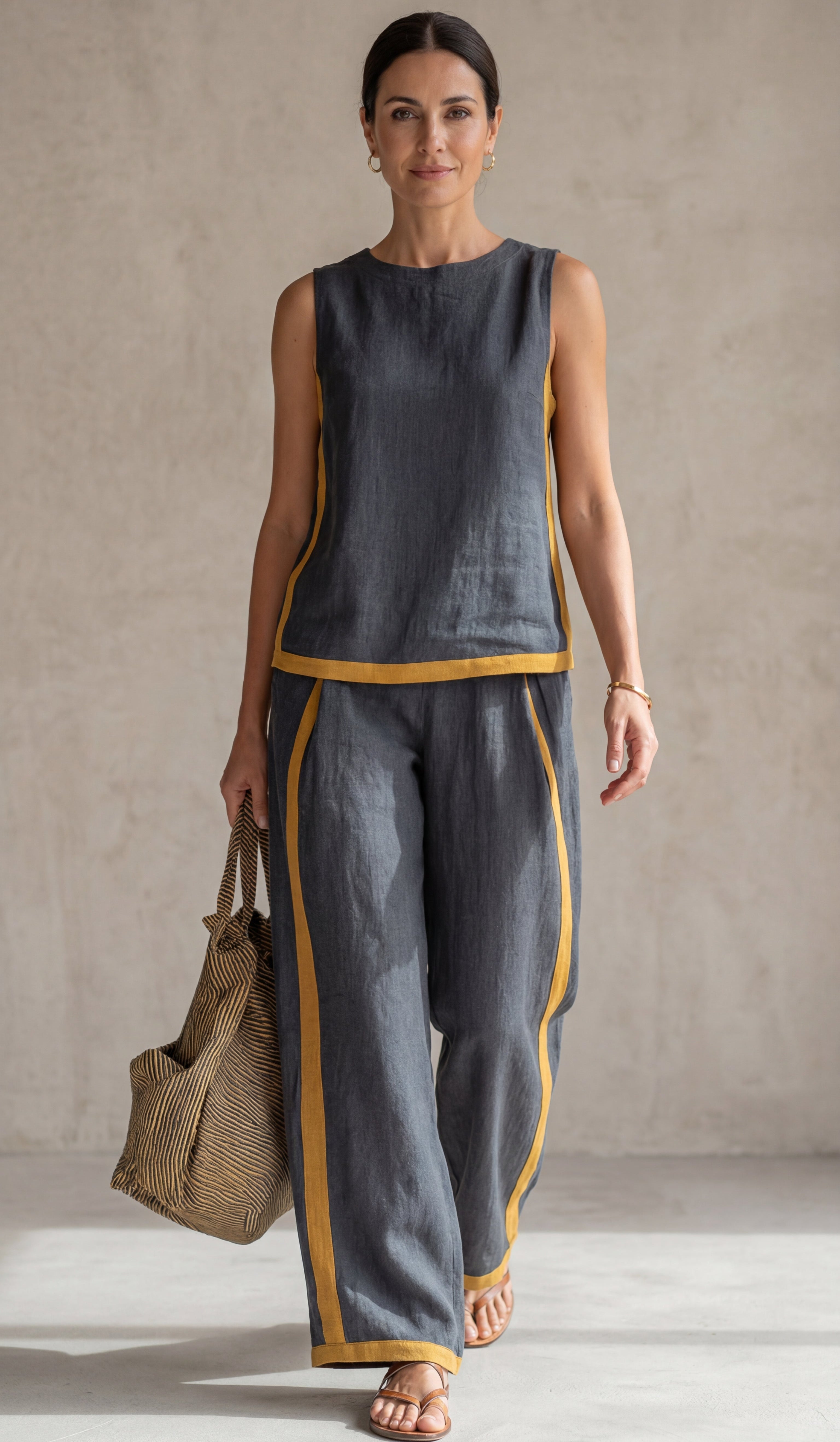 Lila™ | Chic Two-Piece Linen Ensemble for Effortless Style