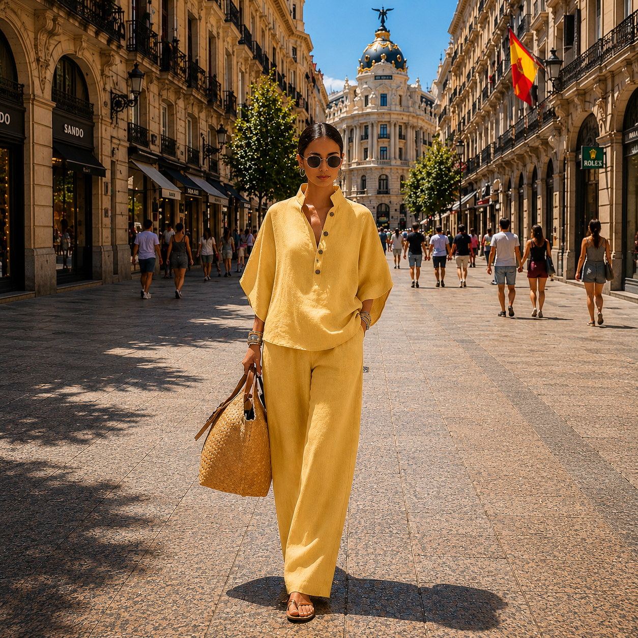 Mariel™ | Chic Batwing Sleeve Set for Effortless Elegance
