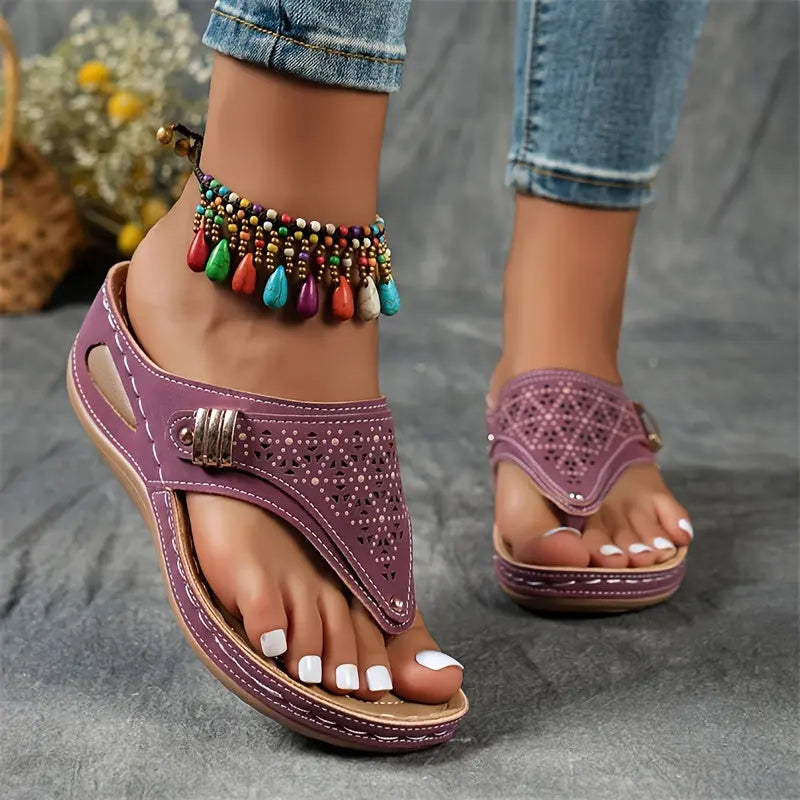 Elena™ | Stylish Wedge Sandals for Effortless Chic