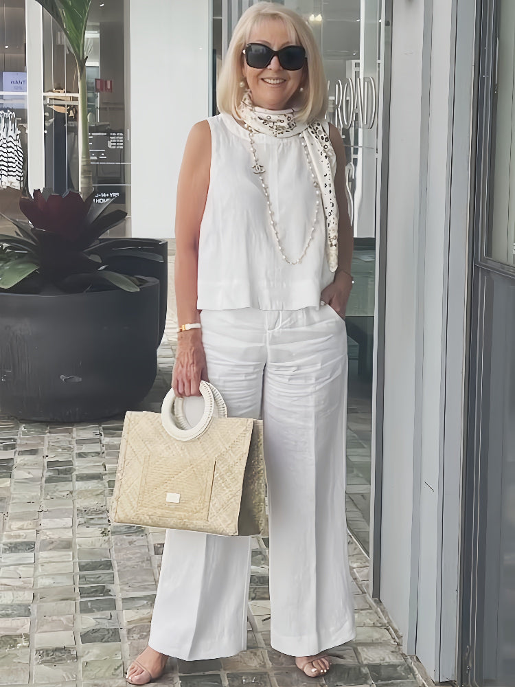 Isabella™ | Chic Silk Ensemble for Timeless Elegance