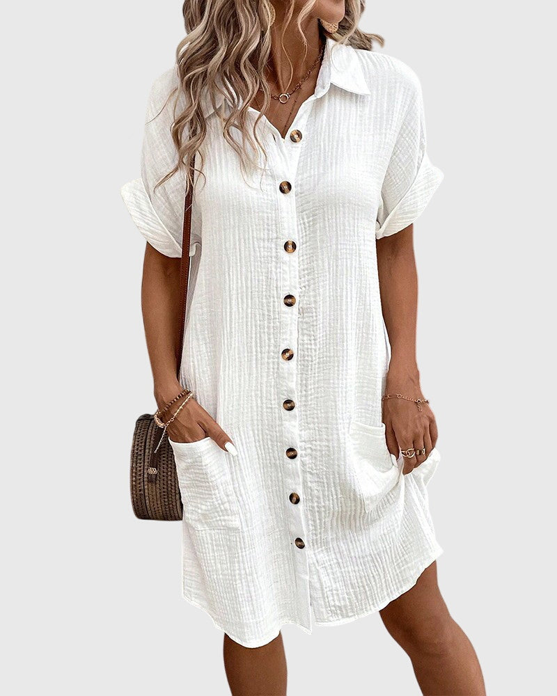Caroline™ | Luxurious Cotton Dress