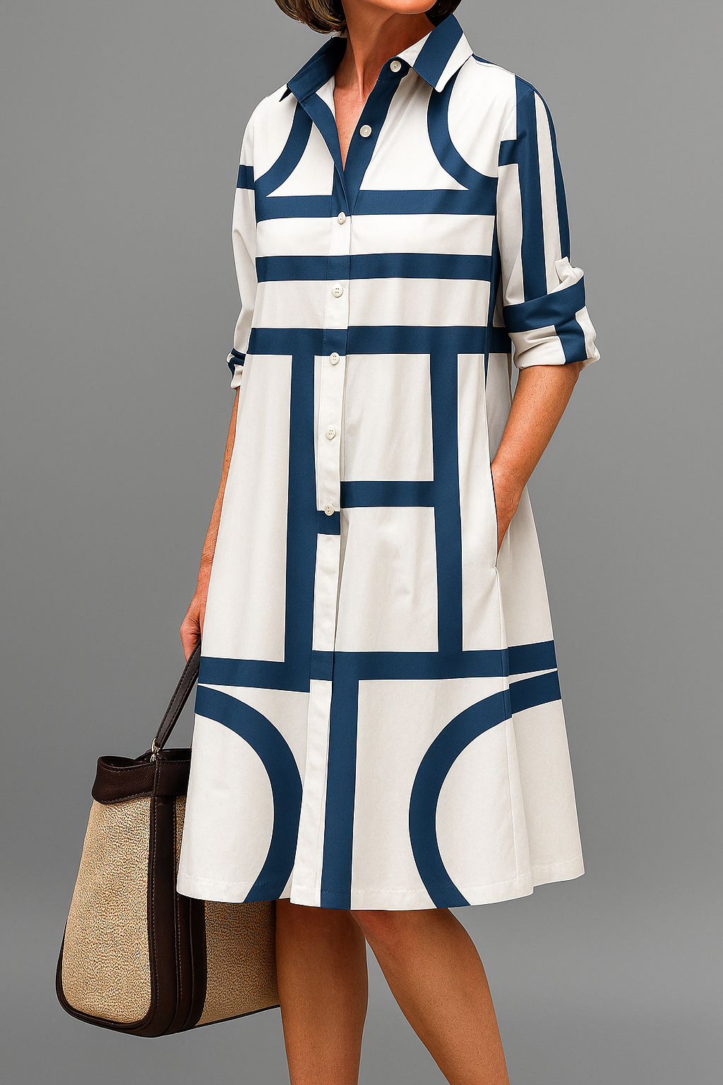 Anette - Timeless Satin Midi Dress