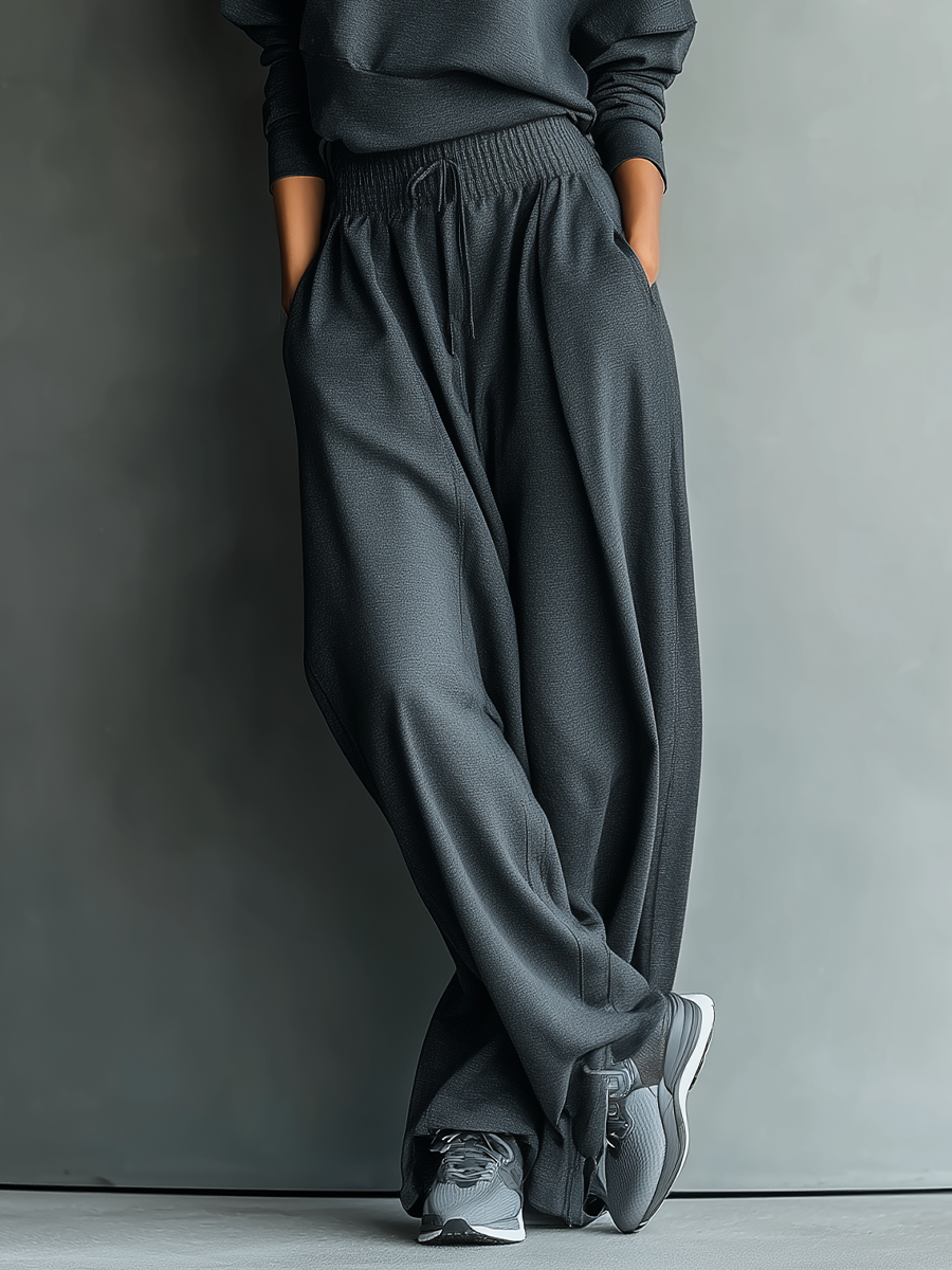 Isabella™ | Chic Knitted Wide Trousers for Effortless Style