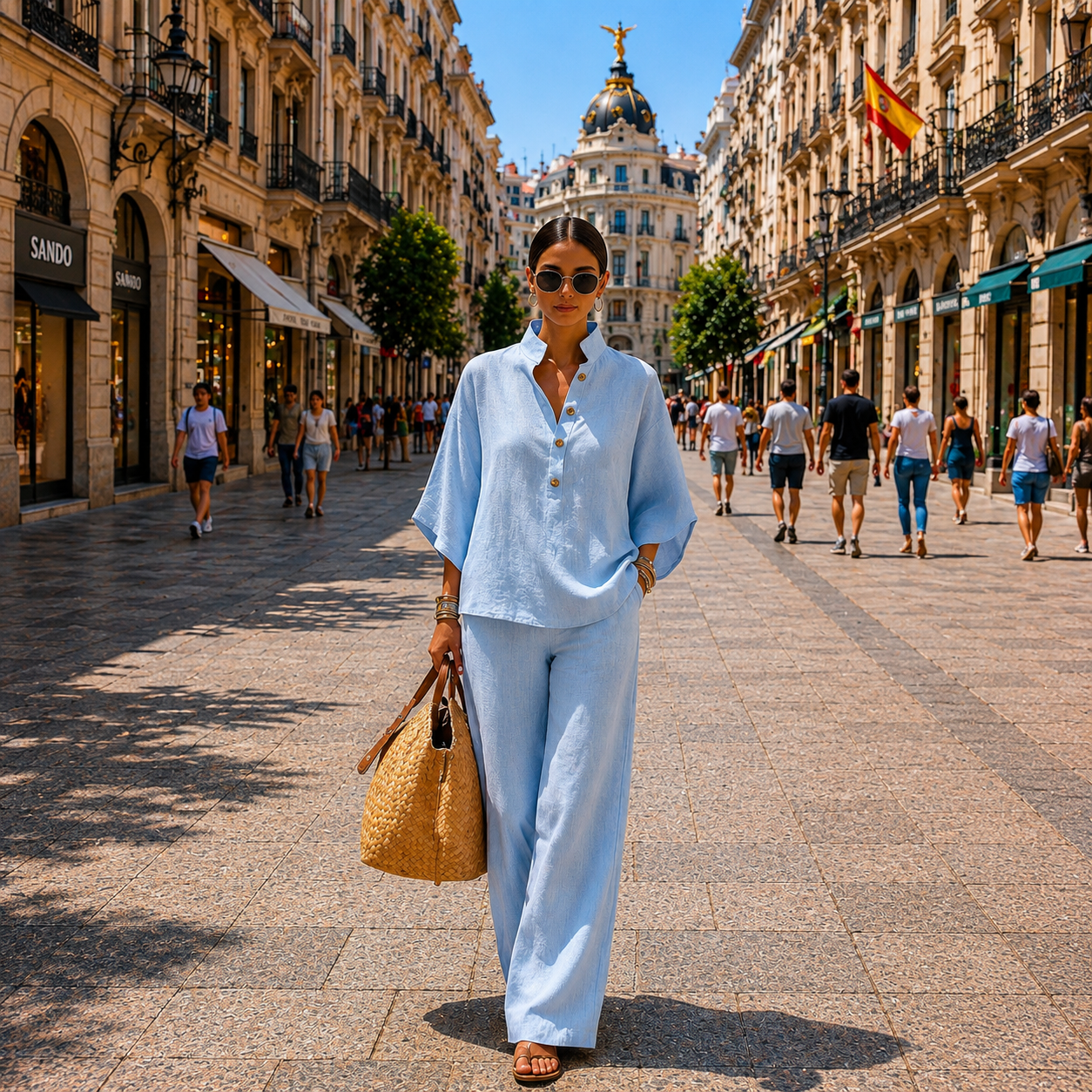 Mariel™ | Chic Batwing Sleeve Set for Effortless Elegance