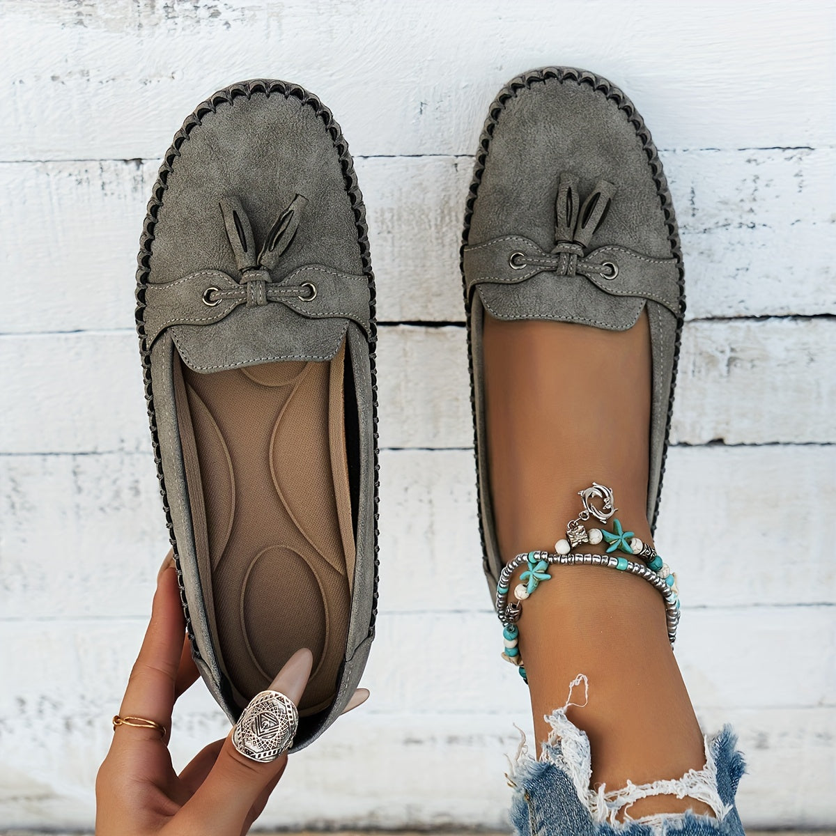 Nadine™ | Timeless Tassel Loafers for Effortless Elegance